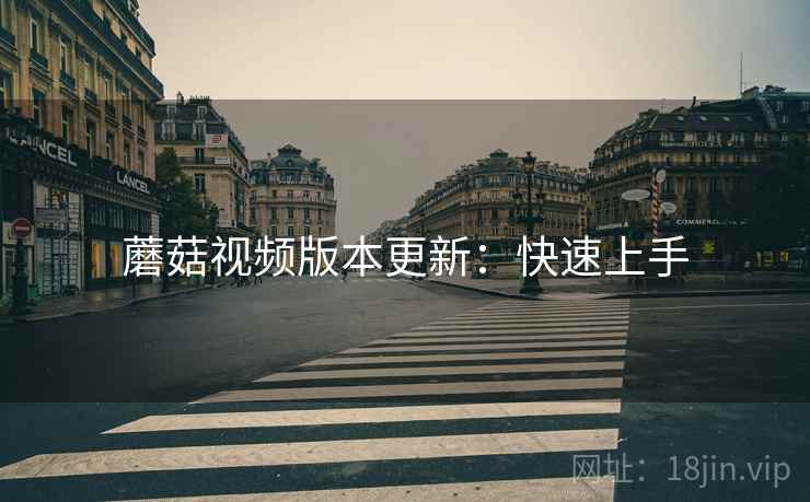 蘑菇视频版本更新：快速上手