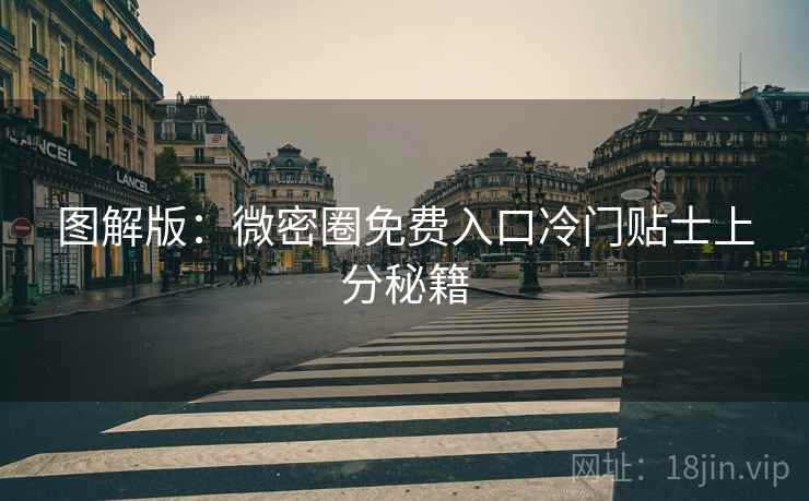 图解版：微密圈免费入口冷门贴士上分秘籍