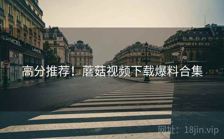 高分推荐！蘑菇视频下载爆料合集