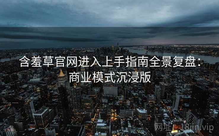 含羞草官网进入上手指南全景复盘：商业模式沉浸版